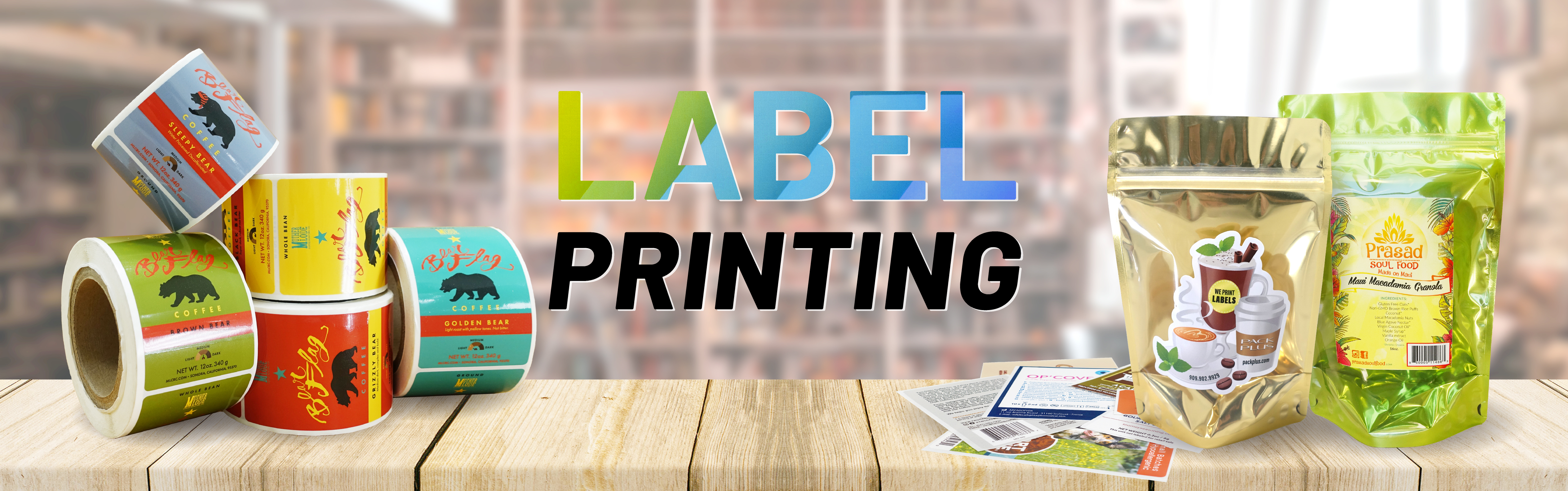 Label Printing Banner