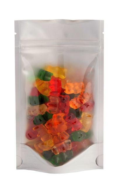 1oz Clear/Foil Stand Up Pouches